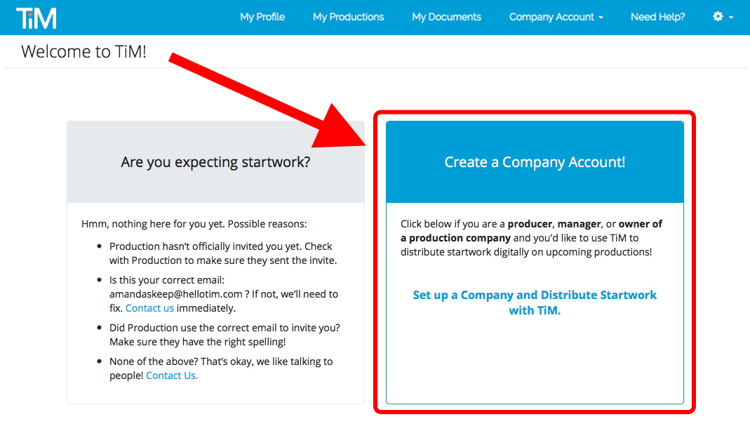 New_User_Dashboard_Welcome_to_TiM_Expecting_Startwork_Create_Company_Account.png