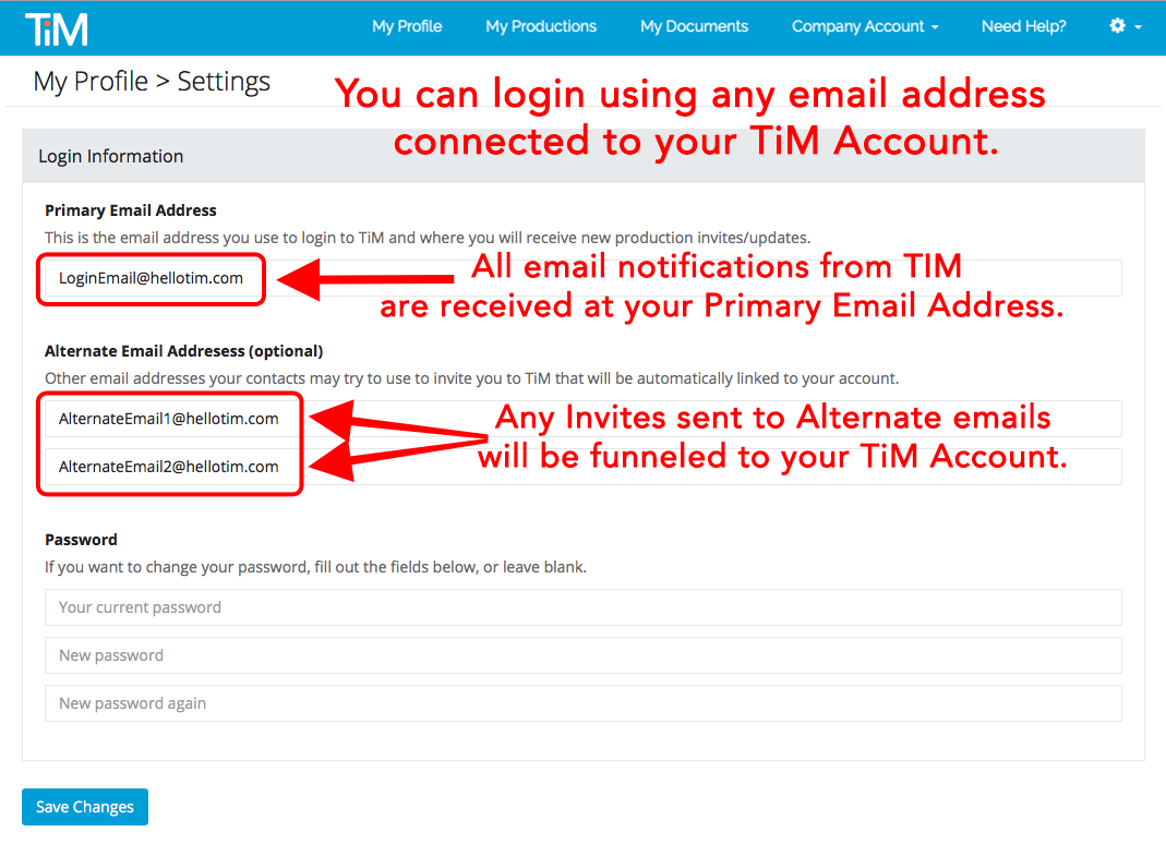 I have a personal email address and a work email address  